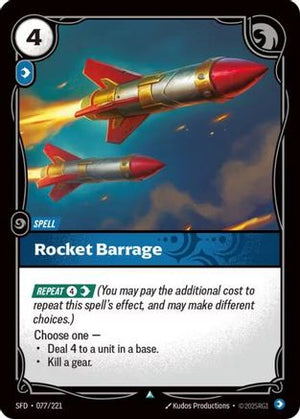 Rocket Barrage (077/221) - Spiritforged - Poke-Collect
