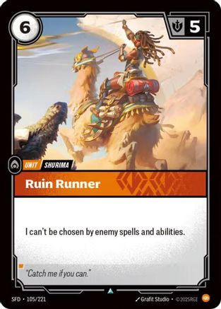 Ruin Runner (105/221) - Spiritforged - Poke-Collect