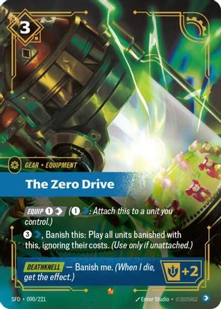 The Zero Drive (090/221) - Spiritforged Foil - Poke-Collect