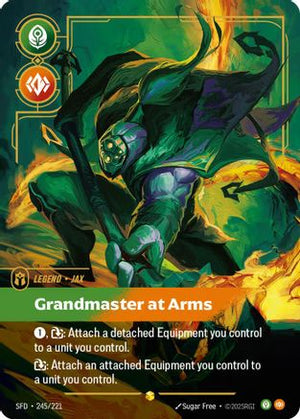 Jax - Grandmaster At Arms (Overnumbered) (245/221) - Spiritforged Foil - Poke-Collect