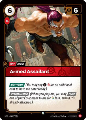 Armed Assailant (002/221) - Spiritforged Foil - Poke-Collect