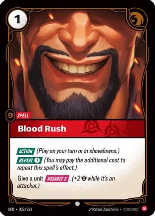 Blood Rush (003/221) - Spiritforged - Poke-Collect