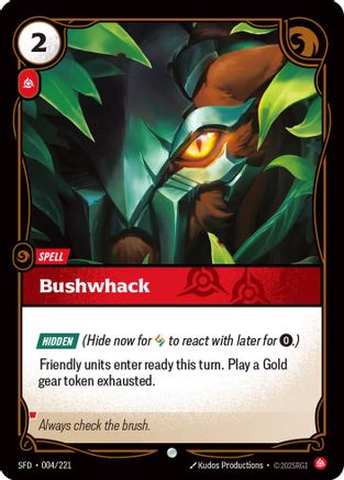 Bushwack (004/221) - Spiritforged - Poke-Collect