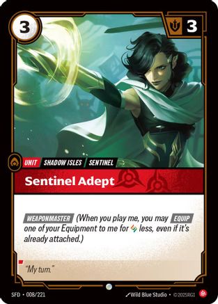 Sentinel Adept (008/221) - Spiritforged - Poke-Collect