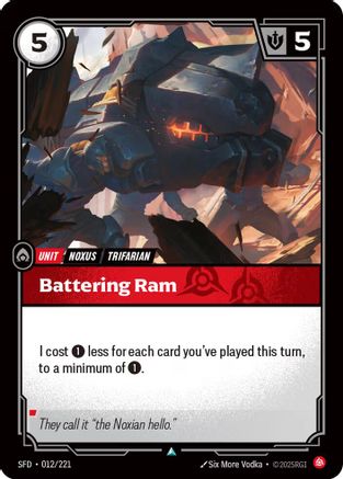 Battering Ram (012/221) - Spiritforged Foil - Poke-Collect
