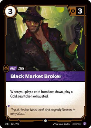 Black Market Broker (121/221) - Spiritforged - Poke-Collect