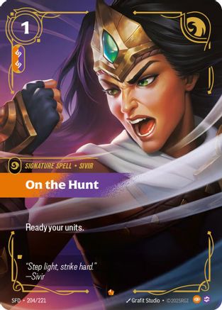 On the Hunt (204/221) - Spiritforged Foil - Poke-Collect