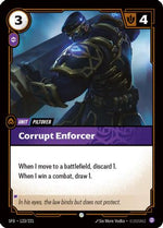 Corrupt Enforcer (123/221) - Spiritforged Foil - Poke-Collect
