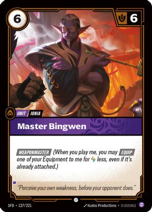 Master Bingwen (127/221) - Spiritforged Foil - Poke-Collect