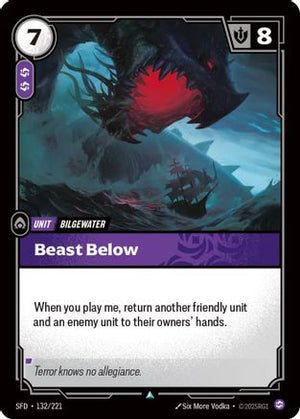 Beast Below (132/221) - Spiritforged - Poke-Collect