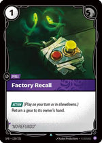 Factory Recall (135/221) - Spiritforged Foil - Poke-Collect