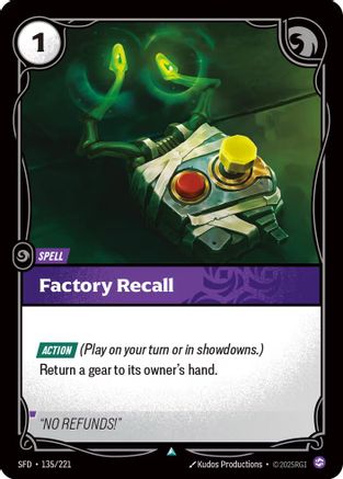 Factory Recall (135/221) - Spiritforged - Poke-Collect