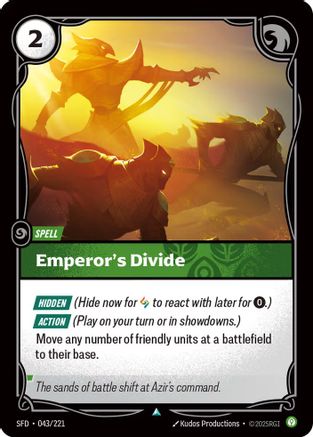 Emperor's Divide (043/221) - Spiritforged Foil - Poke-Collect