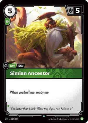 Simian Ancestor (047/221) - Spiritforged Foil - Poke-Collect