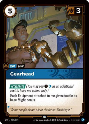 Gearhead (068/221) - Spiritforged Foil - Poke-Collect