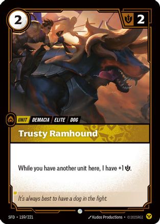 Trusty Ramhound (159/221) - Spiritforged Foil - Poke-Collect