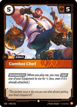 Combat Chef (092/221) - Spiritforged - Poke-Collect