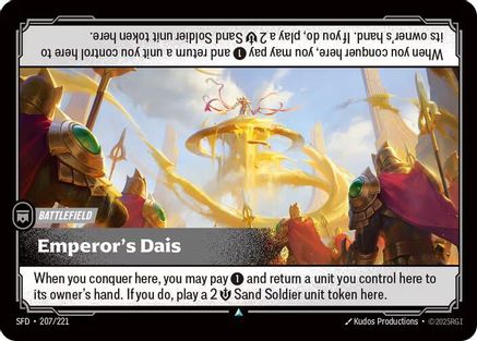 Emperor's Dais (207/221) - Spiritforged Foil - Poke-Collect