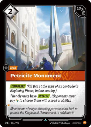 Petricite Monument (104/221) - Spiritforged Foil - Poke-Collect