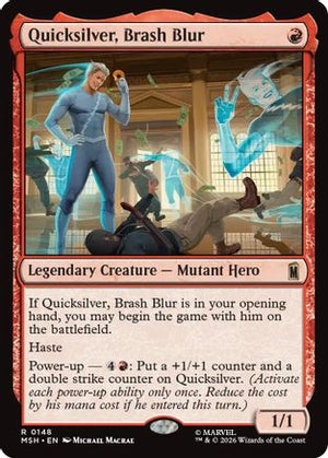 Quicksilver, Brash Blur (MSH-148) - Marvel Super Heroes Foil