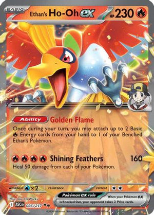 Ethan's Ho-Oh ex 26 - ME Ascended Heroes Holofoil - Poke-Collect