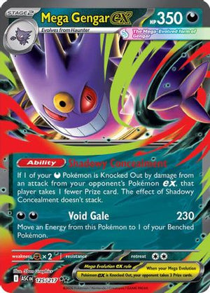 Mega Gengar ex - 125/217 125 - ME Ascended Heroes Holofoil - Poke-Collect