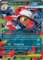 Mega Scrafty ex - 135/217 135 - ME Ascended Heroes Holofoil - Poke-Collect