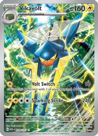 Vikavolt - 230/217 230 - ME Ascended Heroes Holofoil - Poke-Collect
