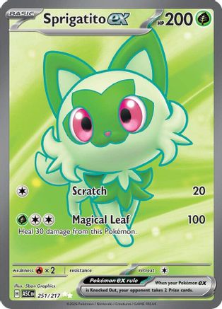 Sprigatito ex 251 - ME Ascended Heroes Holofoil - Poke-Collect