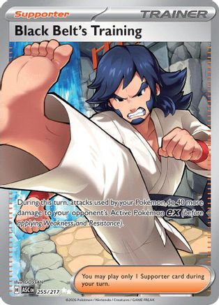 Black Belt's Training 255 - ME Ascended Heroes Holofoil - Poke-Collect