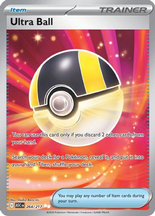 Ultra Ball - 264/217 264 - ME Ascended Heroes Holofoil - Poke-Collect