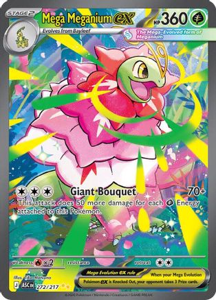 Mega Meganium ex - 272/217 272 - ME Ascended Heroes Holofoil - Poke-Collect