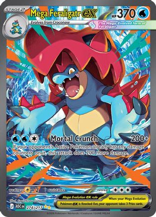 Mega Feraligatr ex - 274/217 274 - ME Ascended Heroes Holofoil - Poke-Collect