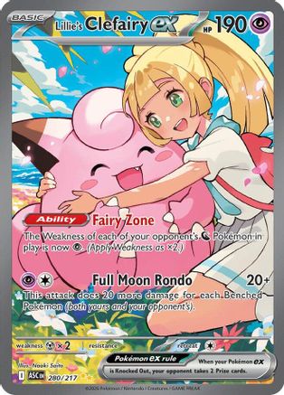 Lillie's Clefairy ex - 280/217 280 - ME Ascended Heroes Holofoil - Poke-Collect