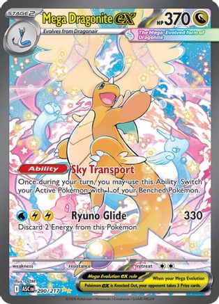 Mega Dragonite ex - 290/217 290 - ME Ascended Heroes Holofoil - Poke-Collect