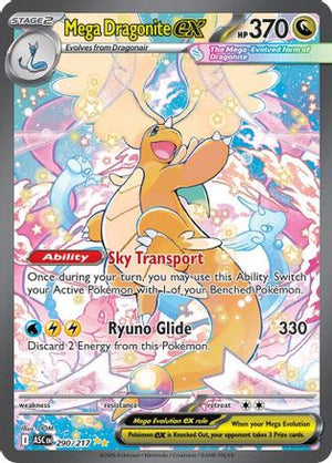 Mega Dragonite ex - 290/217 290 - ME Ascended Heroes Holofoil - Poke-Collect