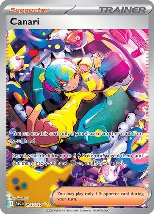 Canari - 291/217 291 - ME Ascended Heroes Holofoil - Poke-Collect