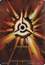 Fury Rune (Alternate Art) (R01a) - Spiritforged Foil - Poke-Collect