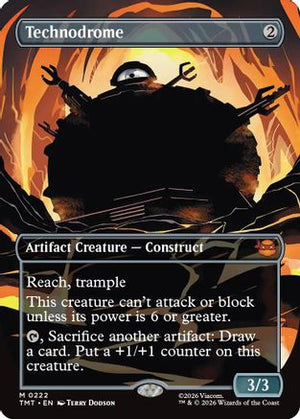 Technodrome (Borderless) (TMT-222) - Teenage Mutant Ninja Turtles Foil