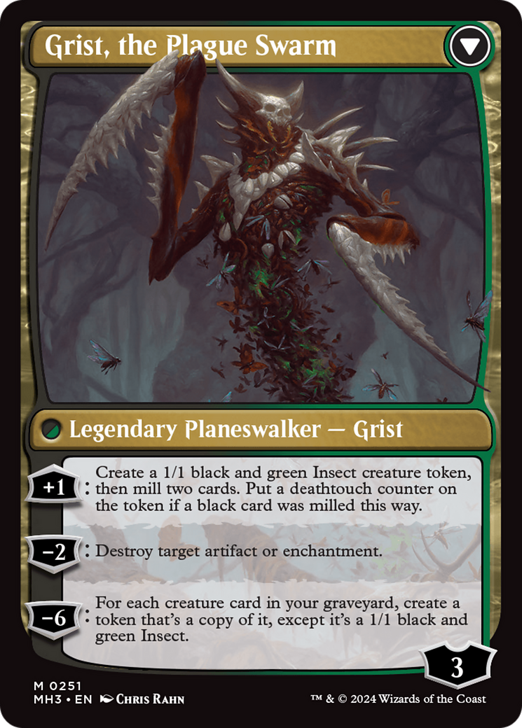Grist, Voracious Larva (MH3-251) - Modern Horizons 3 Foil