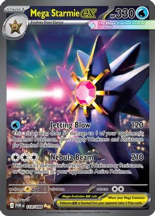 Mega Starmie ex - 118/088 118 - ME03 Perfect Order Holofoil - Poke-Collect