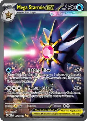 Mega Starmie ex - 118/088 118 - ME03 Perfect Order Holofoil - Poke-Collect