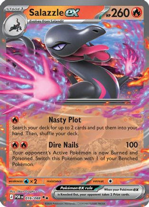 Salazzle ex - 016/088 16 - ME03 Perfect Order Holofoil - Poke-Collect