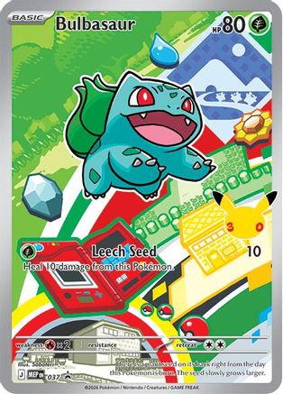 Bulbasaur - 037 37 - ME Mega Evolution Promo Holofoil - Poke-Collect