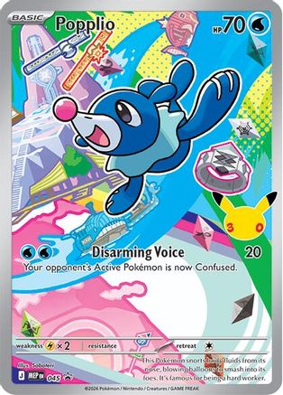 Popplio - 045 45 - ME Mega Evolution Promo Holofoil - Poke-Collect