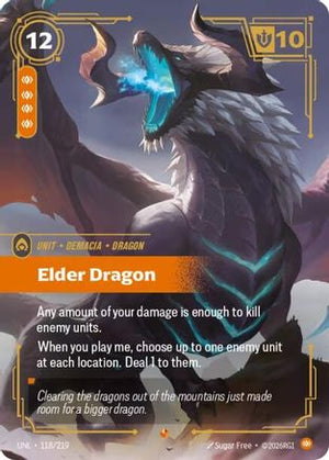 Elder Dragon (118/219) - Unleashed Foil