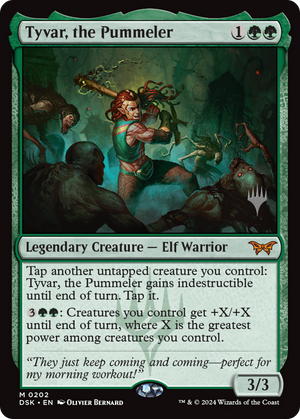 Tyvar, the Pummeler (PPDSK-202) - Duskmourn: House of Horror Promos