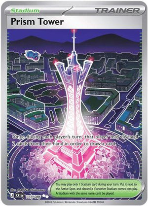 Prism Tower - 111/086 111 - ME04 Chaos Rising Holofoil