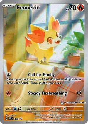 Fennekin - 080 (Pokemon Center Exclusive) 80 - ME Mega Evolution Promo Holofoil