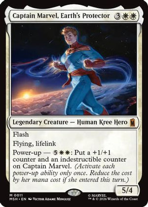 Captain Marvel, Earth's Protector (MSH-011) - Marvel Super Heroes